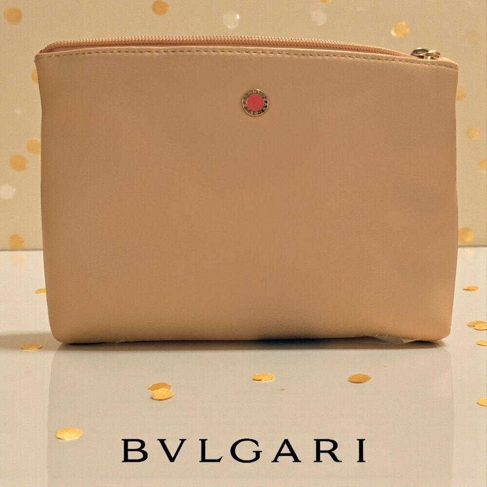 Bvlgari Pouch Amenity Kit Cosmetic Bag NWOT